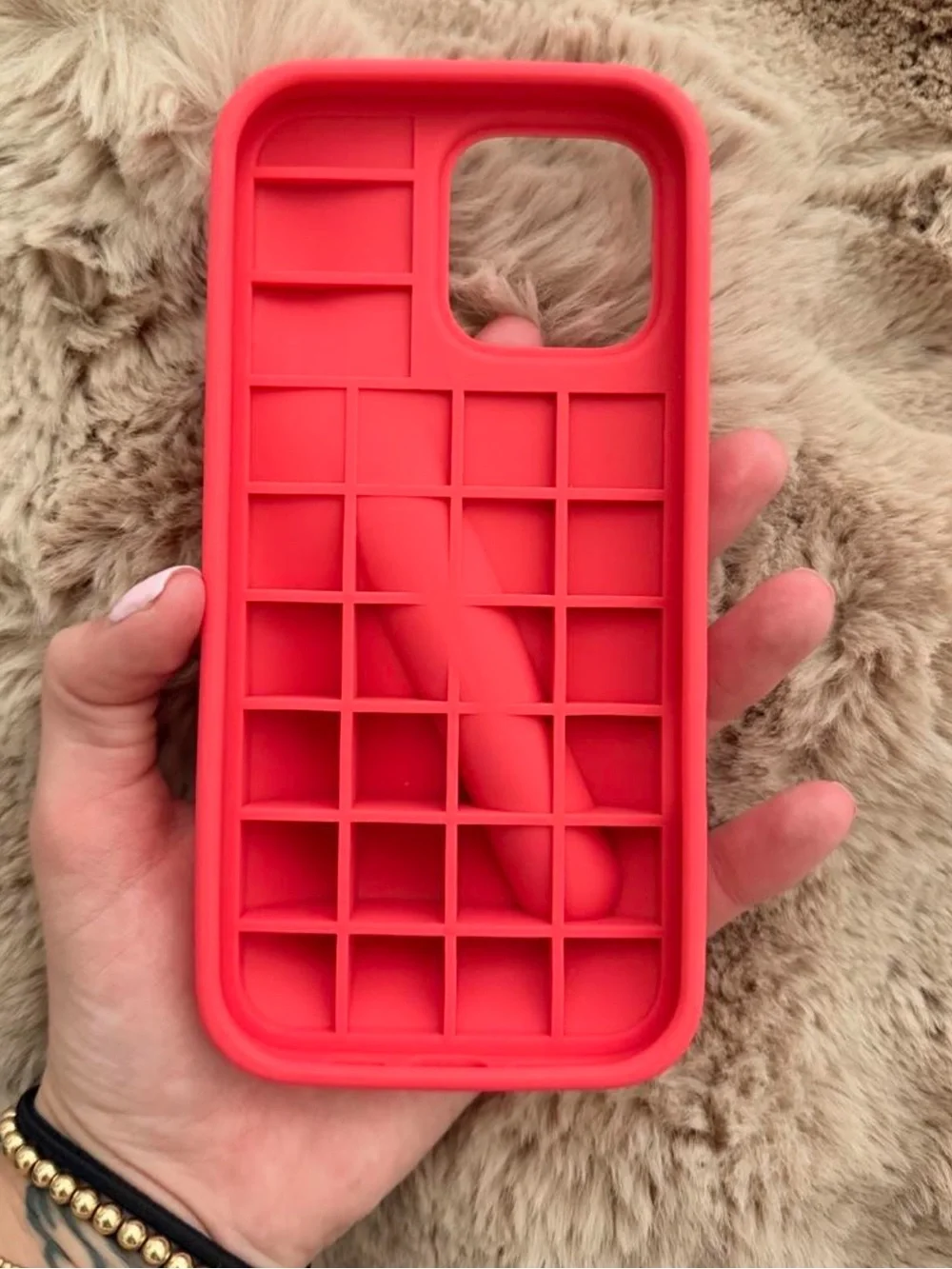 RHODE Coral-Red Lippie Case - Iphone 16 pro max
